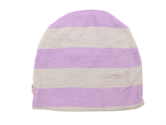 Joha hat stripe lavender/natural wool